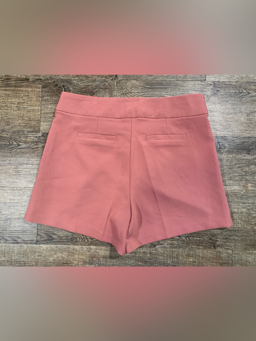 HAVE Women's Rose Pink Pleated Casual Dress Shorts Size L NEW - Picture 10 of 10